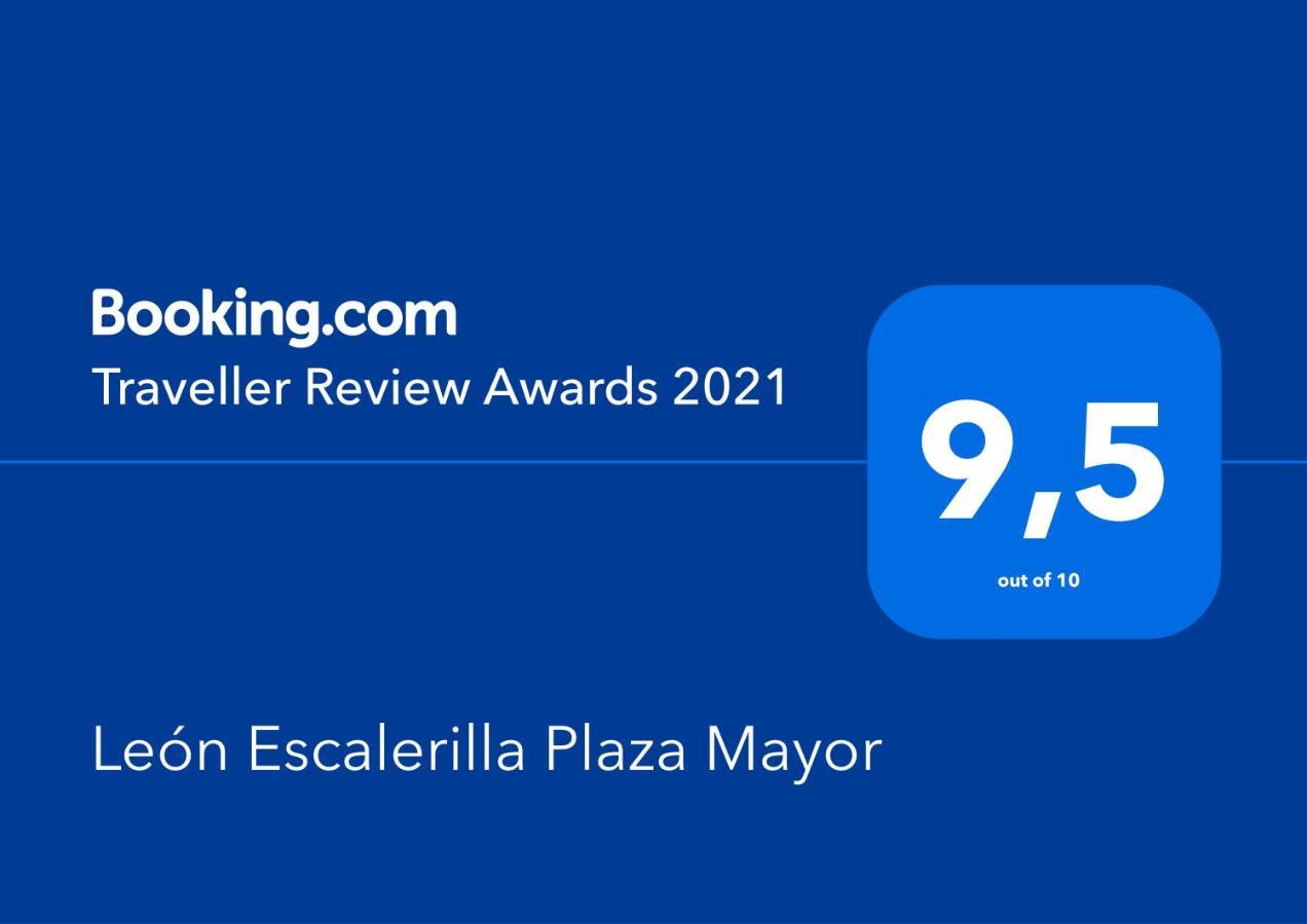 León Escalerilla Plaza Mayor Exterior foto